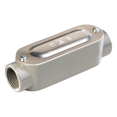 Caja Condulet tipo C de 1" (25.4 mm) Incluye tapa y tornillos.