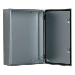 Gabinete de Acero Inoxidable 304L ASR IP66 / 500x500x210 mm (19.7x19.7x8.3 in) / 1 Cerradura / Montaje Placa 2 mm
