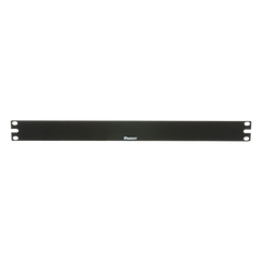 Tapa Ciega Para Rack Estándar de 19in, Plano, de Acero, 1UR, Color Negro