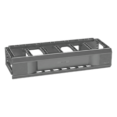 Organizador de Cables Horizontal CableTek, Sencillo (Solo Frontal), Para Rack de 19in, 1 UR