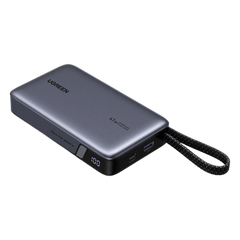 Power Bank 20000mAh / 67W USB-C con Cable Integrado / 1C1A / PD3.0 PPS QC4.0 / Batería 72Wh Li-ion 21700 / Carga Rápida 65W / PC+ABS V-0