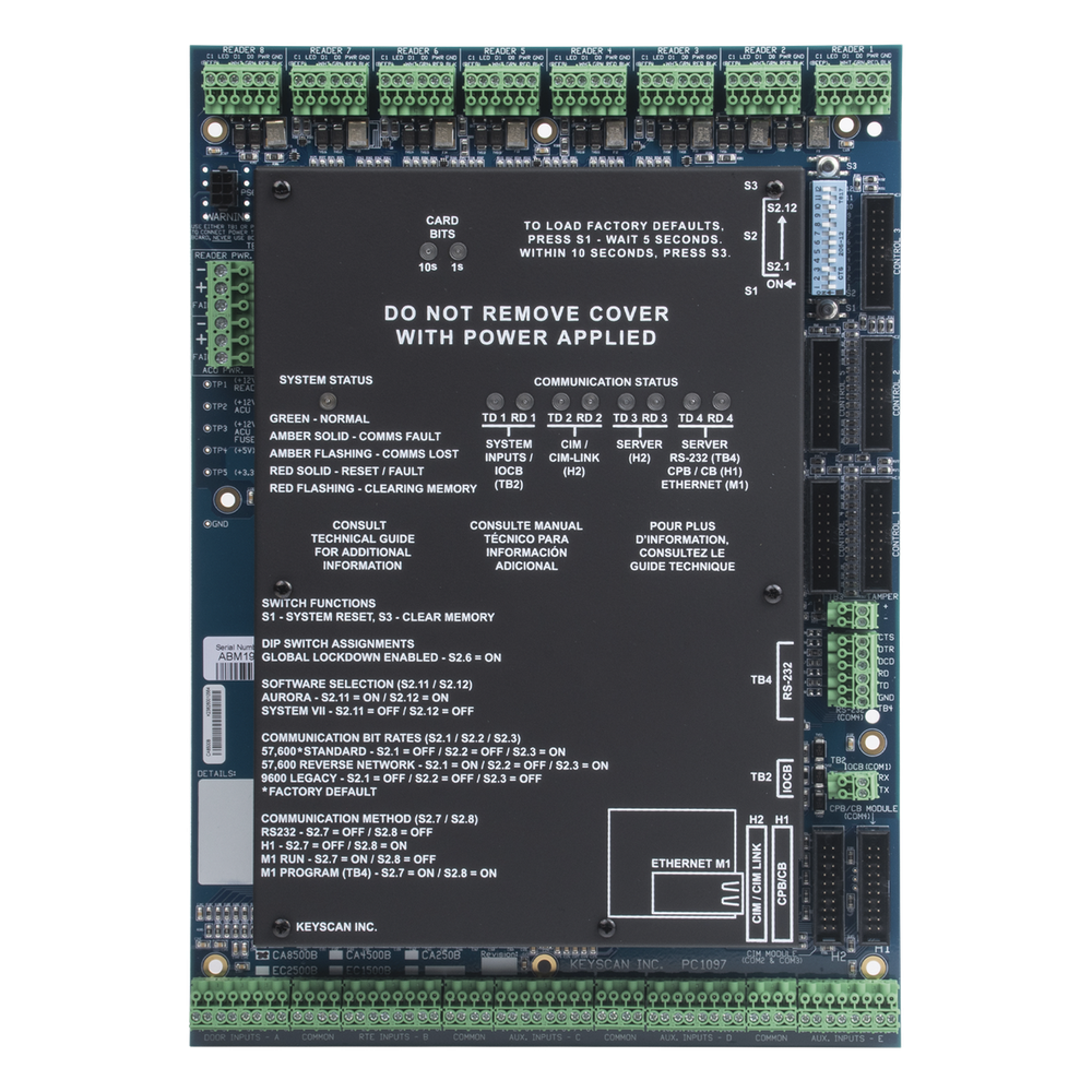 Tarjeta Principal del Controlador CA8500/ 8 Lectoras