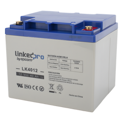Batería de respaldo 12 V | 40 Ah | AGM | Especial para Seguridad Electrónica | UPS | Sistemas de Emergencia | Certificada UL | Vida útil 5 años | Terminales T2