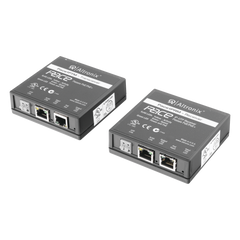 Kit extensor IP y PoE por cable UTP CAT5E hasta 500 mts @ 100 mbps