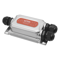 Extensor PoE para exterior / Entrada PoE de 60W y 2 salidas PoE de 30W / Protección IP68 / Ideal Para Aplicaciones de CCTV