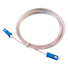 Cable de Fibra Óptica POF Monomodo / Conectores SC/UPC - SC/UPC / Interior / Fibra G.657A2 / Cobre 26 AWG / 20M