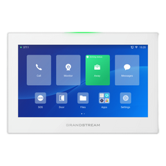 Estación de Intercomunicación SIP con Wi-Fi 6, Bluetooth y Control Total para Agendamiento de Salas y Edificios Inteligentes (Color Blanco)