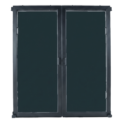 Puertas Selladas Express / Sistema de Contención ProLine / Pasillo 48-78 Pulgadas / Montaje Magnético sin Herramientas / Policarbonato y Acero / Negro RAL 9005