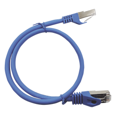 Patch Cord Cat6A 10G Blindado 2 Metros (6.56 Pies) Azul