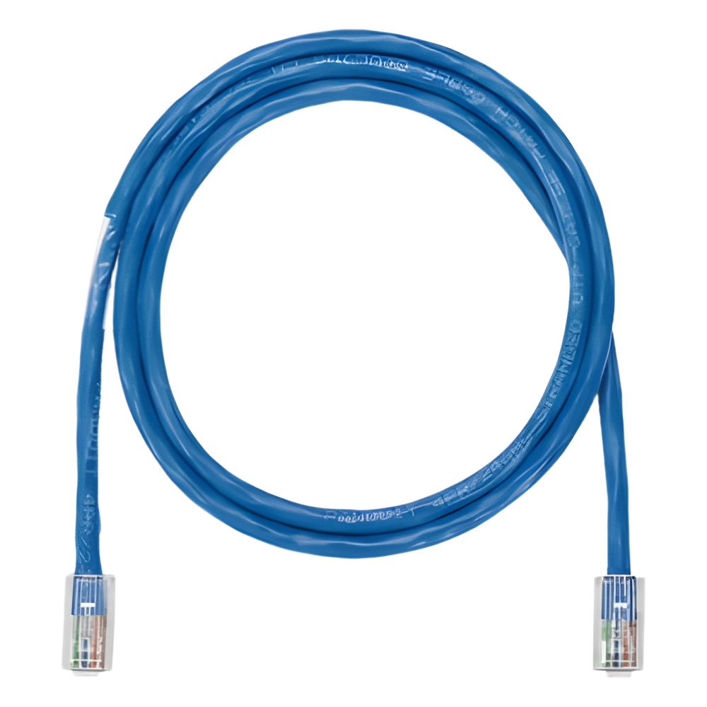 Cable de Parcheo UTP Categoría 5e, con Plug Modular en Cada Extremo - 1 Metro (3.28 Pies) - Azul