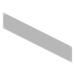 Tapa Ciega para Rack 19 in / 2 Unidades (2U) / Acero Calibre 14 / 483 mm x 88 mm (19.02 in x 3.46 in) / Pintura Electrostática Blanca / Componente Pasivo