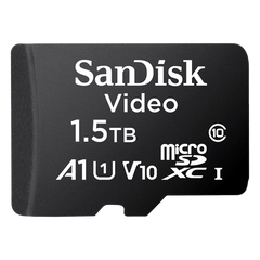 Memoria microSD SanDisk 1.5TB (1500 GB) / Alta Resistencia / Videovigilancia / Clase 10