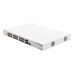 CRS328-24P-4S+RM - 24 port Gigabit Ethernet router/switch with four 10Gbps SFP+