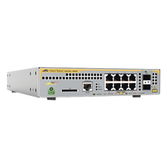 Switch Industrial-Lite PoE+ administrable capa 2 de 8 Puertos 10/100/1000 Mbps + 2 puertos SFP, 124 W
