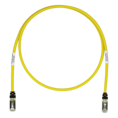 Patch Cord Cat6A, Blindado S/FTP, CM/LS0H, 6.1 Metros (20 Pies), Color Amarillo