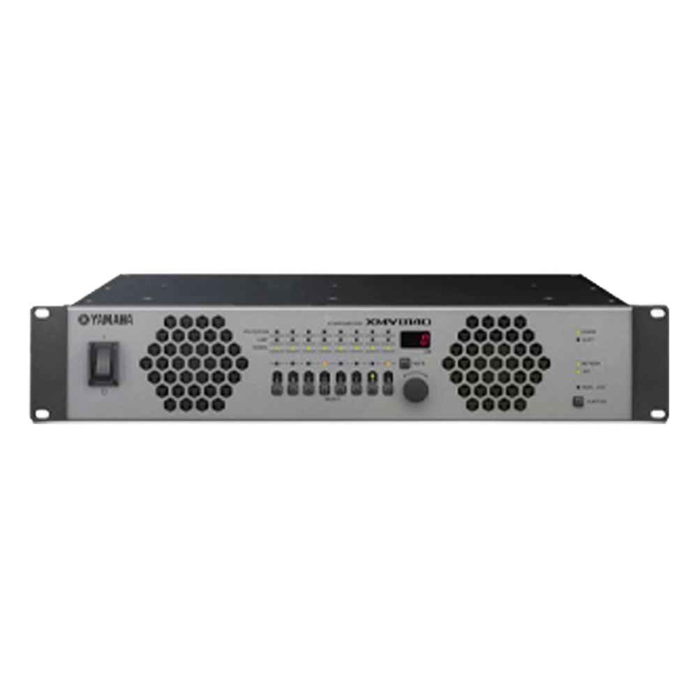 Amplificador de Audio Multicanal con Conexión Análoga / YDIF | 8 Canales, 140W | 8 OHMS | 70/100V