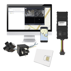 Kit Dispositivo TLW26BL para localización para vehículos / Conectividad 4G LTE y BLE 5.0 / Diferentes tipos de notificaciones / Corte y restablecimiento de energía / Relay + EPCOMGPSCODE + SIM500MB2Y