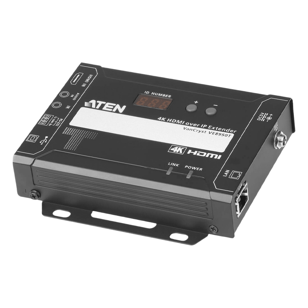 Transmisor Video sobre IP HDMI | 4K Ultra HD 4096x2160 @ 30Hz | Compresión Lossless con Latencia Ultra Baja | PoE Integrado | Video Wall 8x8 | Control RS-232 e IR | Compatibilidad con Aplicación Móvil | Escalabilidad Ilimitada