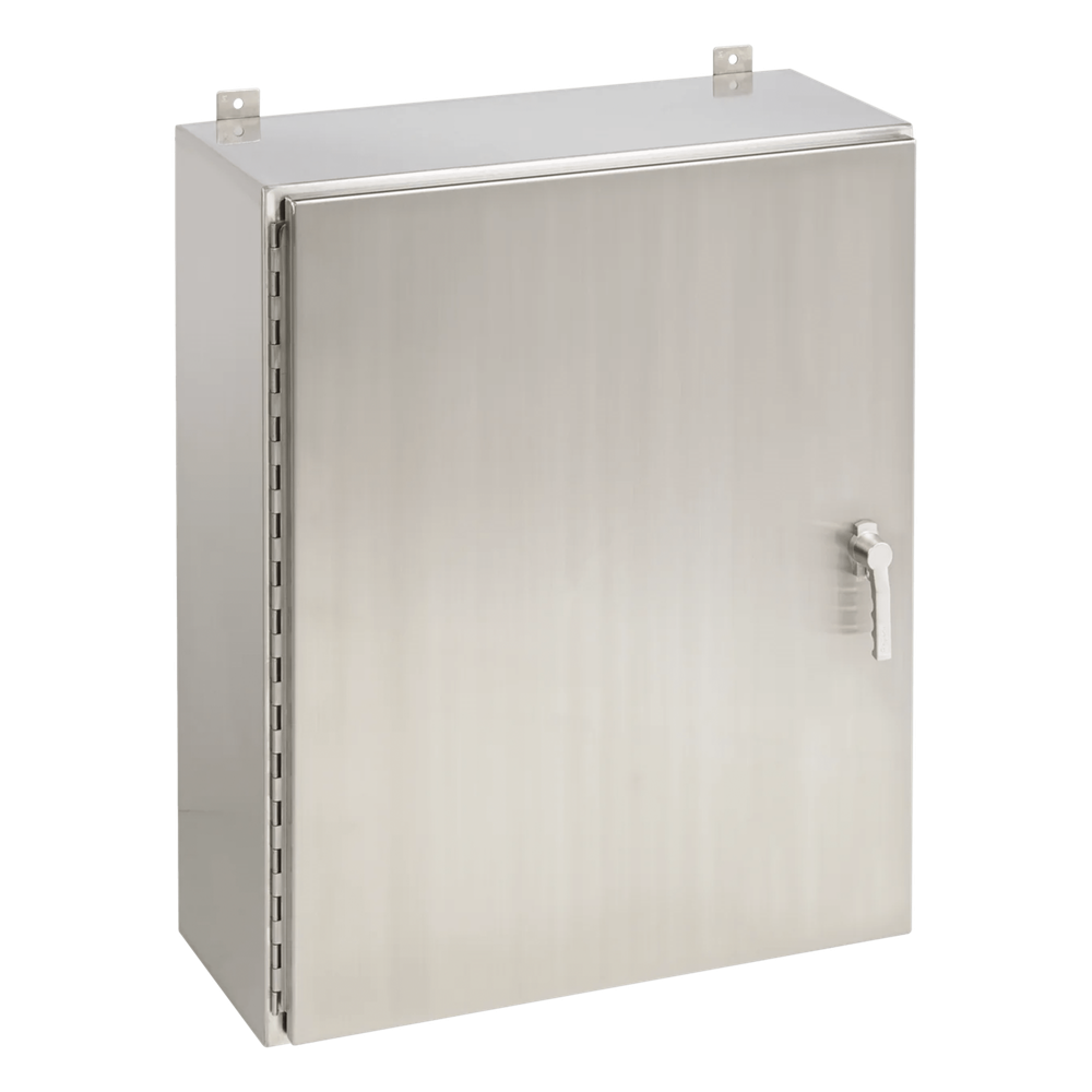 Gabinete de Pared NEMA 4X, Acero Inoxidable 304, Cierre de 3 Puntos, 914 x 914 x 305 mm
