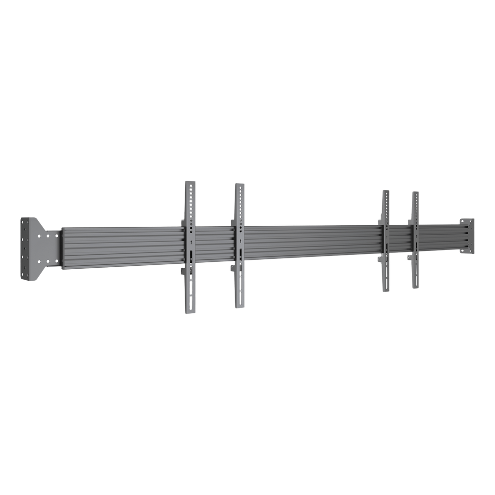 Sistema de Montaje en Pared / Rieles 2000 mm (78.7 in) / Estructura Modular / Soporte Ajustable / Incluye Herramientas y Tornillería Completa