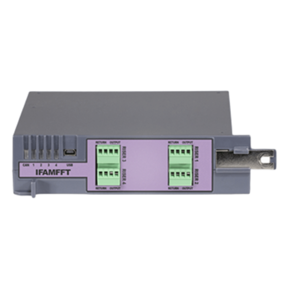 Módulo 4 Líneas Teléfonos de Emergencia IFAMFFT / 20-30V DC / 80mA Consumo @ 27.6V / 64 Teléfonos por Línea / Cable Twisted Pair 500 m (1640.4 ft) / Compatibilidad Multilingüe