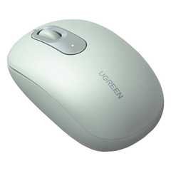 Mouse Inalámbrico 2.4G 800/1200/1600/2400 DPI | Función de 3 botones | Alcance 10m | Silencioso |  Ergonómico | Anti-caída y Anti-interferencias | Batería Alcalina AA incluida  | Color Green.