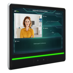 Terminal de Verificación Facial / Pantalla Táctil 10.1" / Autenticación Dual Rostro-Tarjeta / Cámara Binocular 2MP WDR / Capacidad 10,000 Rostros / WiFi 2.4 GHz / Android 7.1