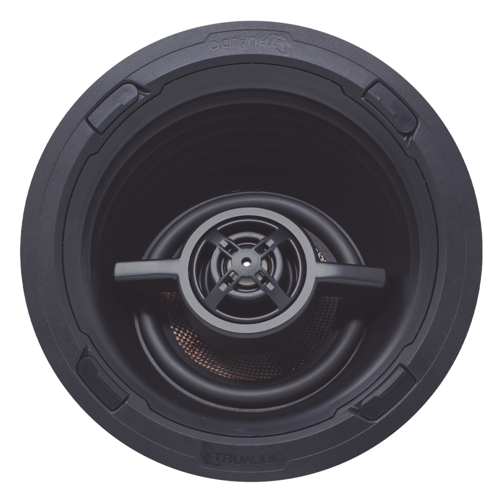 Altavoz LCR | Rango Medio Giratorio | Angulo para Techo de 3 Vias | Cine en Casa | Woofer de 7in de Fibra de Carbono | Tweeter de 1in | 175W | 8&Omega;