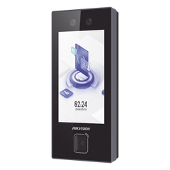Terminal Facial MinMoe DS-K1T344MBWX-QRE1 / Lector QR Fisico Ultra Rapido / 3000 Rostros / Tarjetas MIFARE / Pantalla 4.5" / Hik-Connect Teams / IP65 / PoE WiFi / HIK-IA / SIP