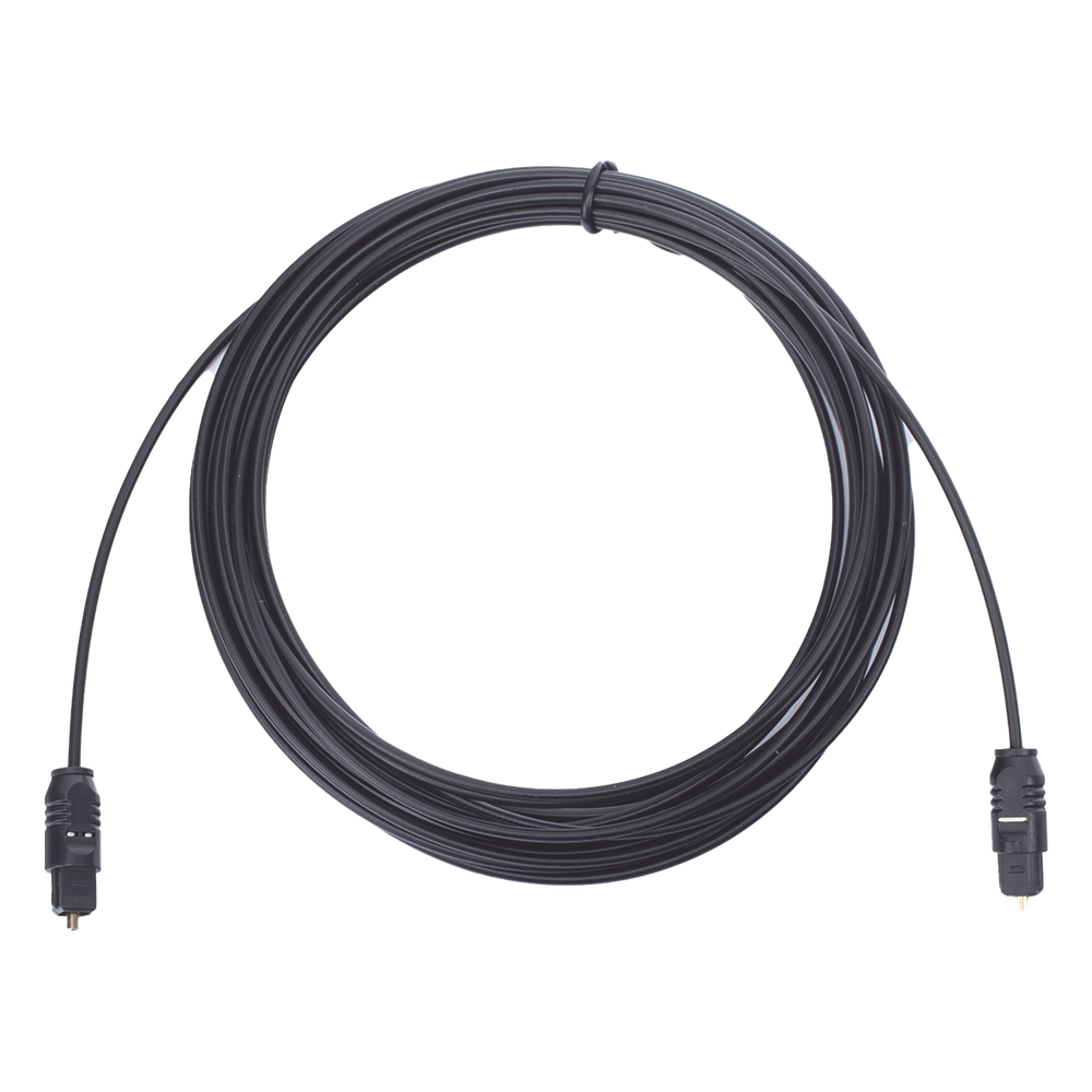Cable Toslink de Fibra Óptica de 4.6m | Ideal para Mandar Audio Digital para Sistemas de Alta Calidad | Compatible con Amplificadores VSSL