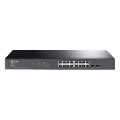 Switch Omada SDN Administrable / 16 puertos Gigabit y 2 puertos SFP / Funciones sFlow, QinQ y QoS / Administración centralizada OMADA