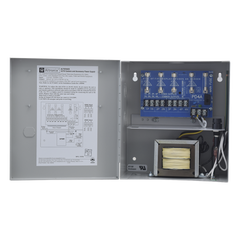 Fuente de poder ALTRONIX de 24 Vca @ 3.5 Amper o 28 Vca @ 3.0 Amper, para 4 cámaras, Con voltaje de entrada de 115 Vca,