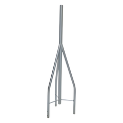 Tramo de Remate / Copete, tubo industrial 1 1/4" con tubo central 2 3/8" galvanizado por inmersión en caliente.