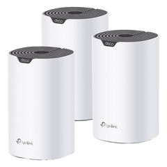 Kit 3 Routers Inalámbricos MESH Interior para Hogar / Doble Banda Wi-Fi 5 AC1900 Mbps / 3 Puerto Gigabit WAN/LAN / 3 Antenas Internas / Administración Mediante la App Deco (iOS, Android)