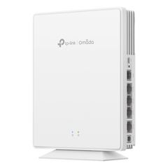 Punto de Acceso GPON Omada / WiFi 6 AX1800 / 1 puerto GPON / 1 Puerto FXS / 4 Puertos 10/100/1000 RJ45 / Wi-Fi 6 AX1800 / Mesh Omada / Configuración por Controlador o Stand-Alone / Para Montaje en Escritorio-Pared