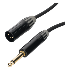 Cable de Audio | XLR 3 Polos Macho a Plug 1/4 in mono | Conector Seetronic Serie M SCMF3 - MP2X | Longitud 3m