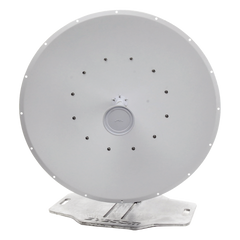 Antena Direccional airFiber X, ideal para enlaces Punto a Punto (PtP), frecuencia 5 GHz (4.9 - 5.8 GHz) de 34 dBi slant 45