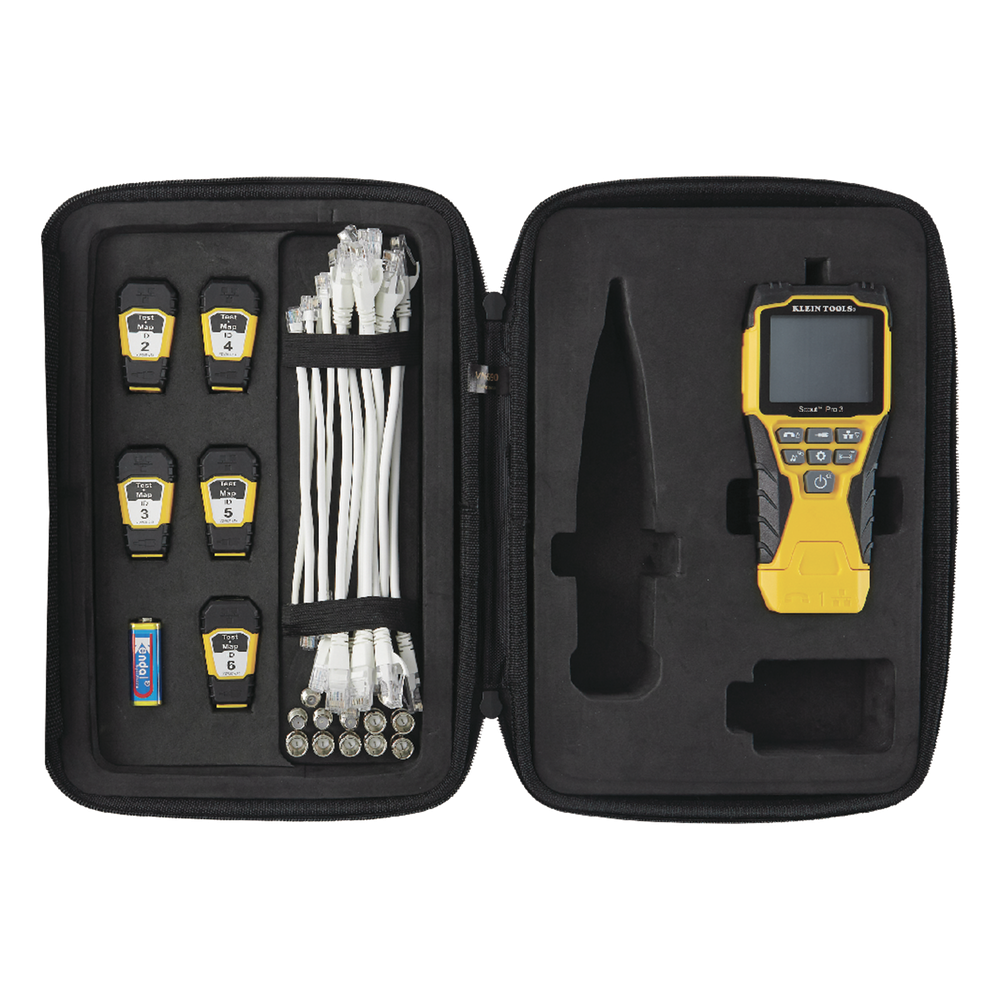 Probador Scout™ Pro 3 con kit de transmisores remotos Test-n-Map™ (Inspección PoE)