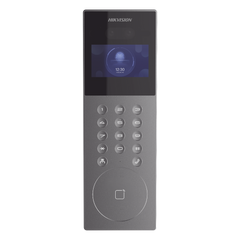 Videoportero IP Multiapartamento con Reconocimiento Facial / Llamada a App HikConnect (requiere monitor) / Protección IP65 / Apertura por Rostro, Tarjeta o App