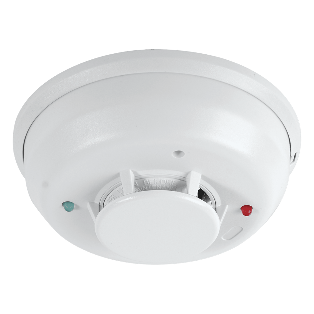Detector de Humo Foto-Térmico Convencional de 2 Hilos con Relevador Auxiliar Forma C Integrado, Serie i3