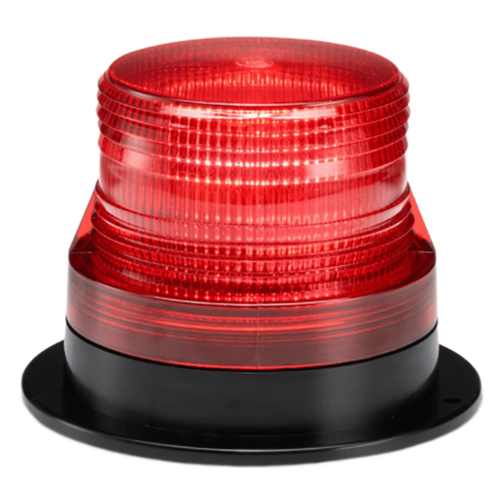 Estrobo rojo FireBolt Plus con tecnología LED, 12-72 Vcc