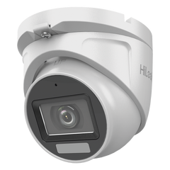 [Dual Light + ColorVu] Turret TURBOHD 2 megapixel / 30 mts IR + 20 mts luz blanca/ Lente 2.8 (100° de Visión) / Exterior IP66 / Audio por Coaxitron / TVI-AHD-CVI-CVBS / Metal / Smart-Hybrid Light