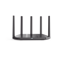 Router Inalámbrico / Wifi 6 / Hasta 3000 Mbps / MESH / Doble Banda AC (2.4 GHz y 5 GHz) / 4 Puertos 1000 Mbps /  5 Antenas Omnidireccional / Interior / Beamforming Optimizado /  Administración Gratuita desde la Nube