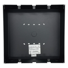 Caja de montaje en superficie para anunciador de red NCD, color negro