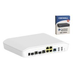 Kit Router/Firewall con licencia incluida NSE-SUB-3000-3 / función SD-WAN NSE3000 / 2 puertos WAN Gigabit + 2 SFP combo / 4 puertos LAN Gigabit / Gestión Unificada de Amenazadas / Administración desde la Nube / Hasta 1,000 dispositivo