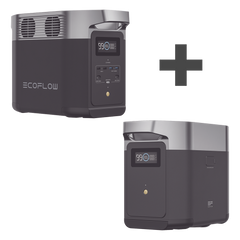 Kit de Estación de Energía Portátil 1024Wh + Batería Externa 1024Wh (2048Wh Totales)