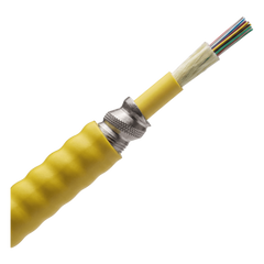 Cable de Fibra Óptica de 12 Hilos, Monomodo OS2, Interior, Armada, Tight Buffered 900um, OFCR (Riser), Precio Por Metro