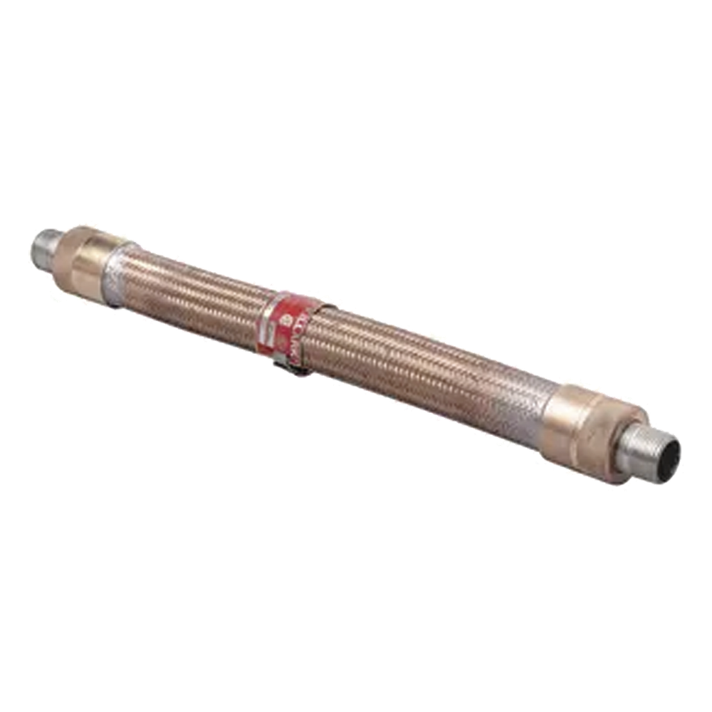 Cople Flexible con Trenzado de Bronce de 1/2" x 18".
