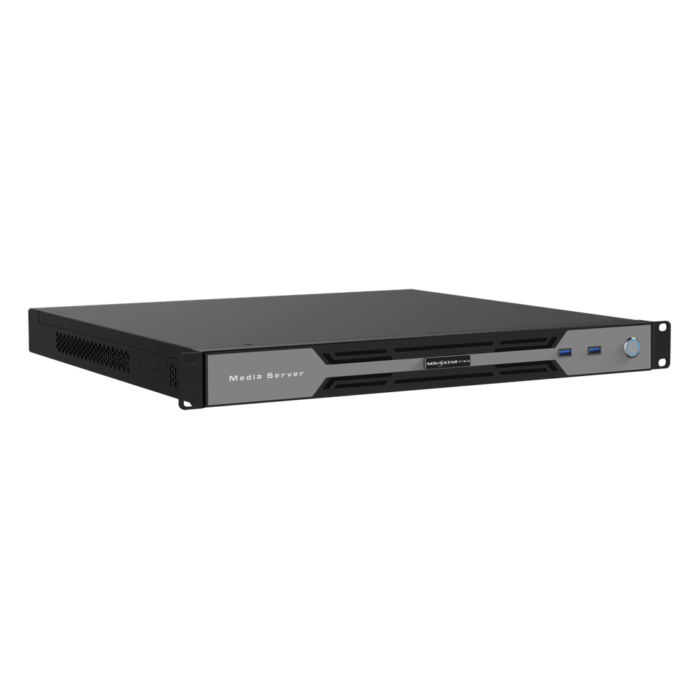 Servidor de Medios ET1S-G / 1x Salida 4K×2K@60Hz / 4x Salidas HDMI 1.3 / 1x Salida DP 1.2 / 16 GB RAM / 250 GB SSD / Windows 10 Enterprise LTSC / Kompass FX1