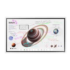 Pizarra Interactiva Digital / 55" 4K UHD (3840x2160) / Touch IR 20 Puntos / Whiteboard 4 Usuarios Simultáneos / Tizen 9.0 / WiFi / VESA 400x400